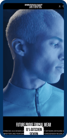 Mobile online shop from "drynamic"